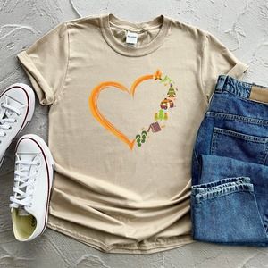 Camp Lover Shirt, Camping Shirt, Camping Heart Shirt, Cute Hiking Shirt